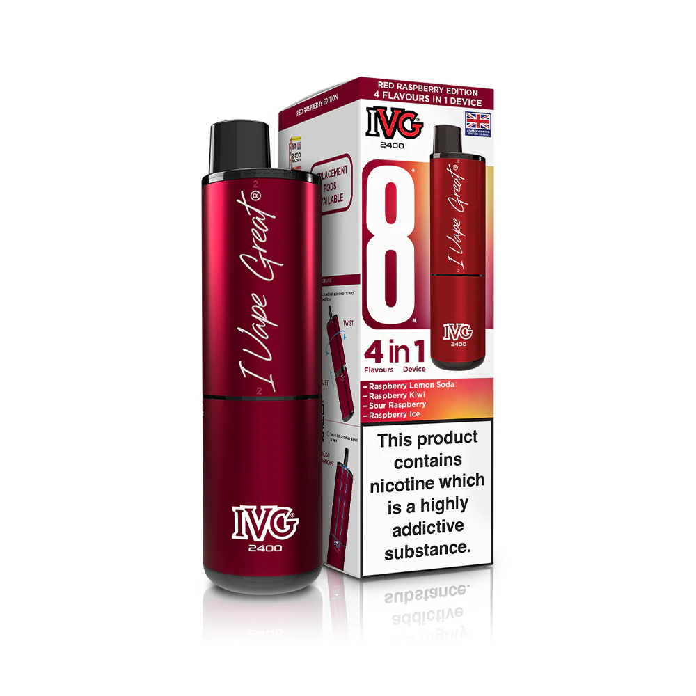 Ivg 2400 red raspberry edition kit