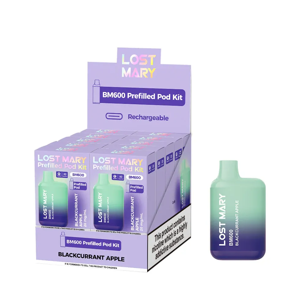 Lost mary bm600 blackcurrant apple pod