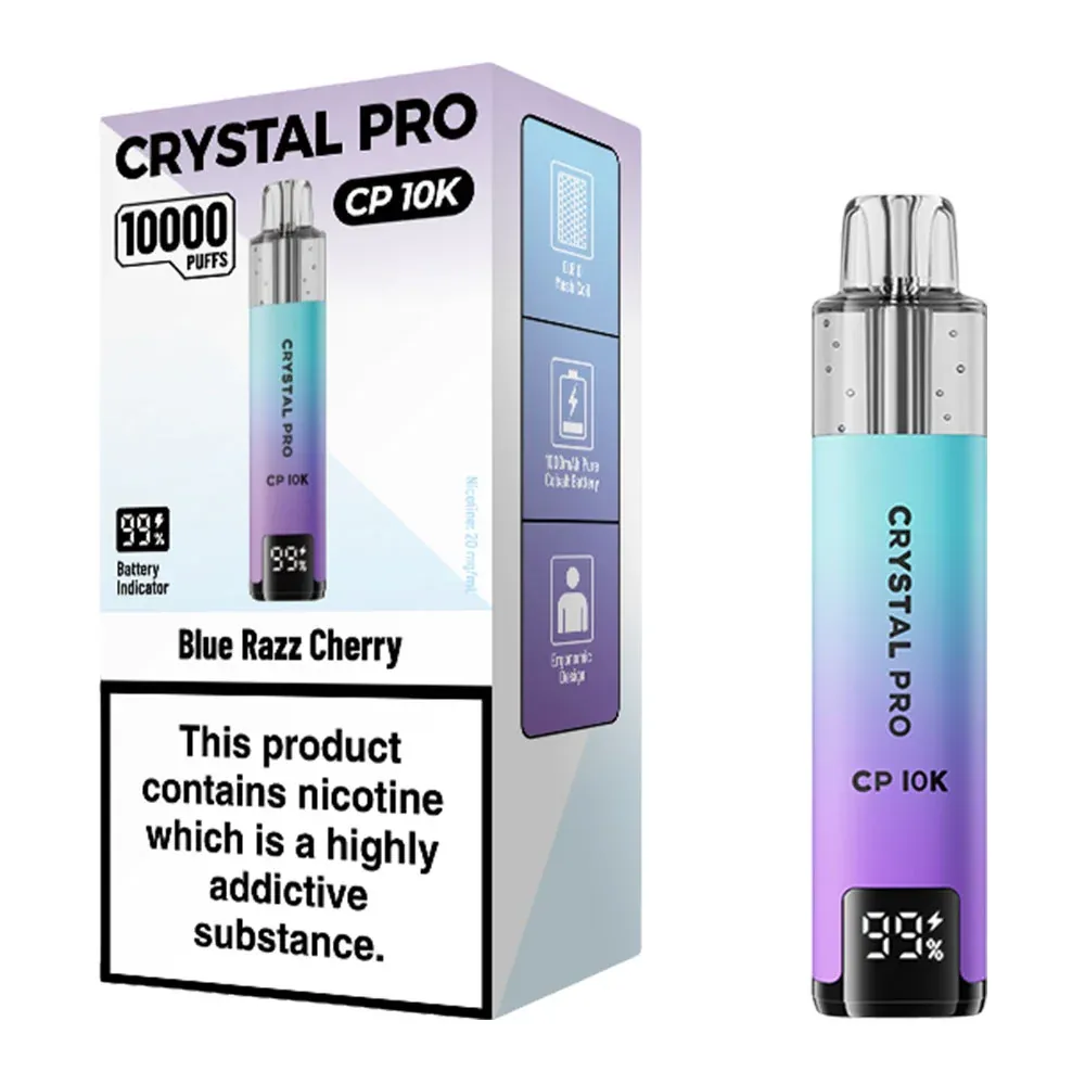 Cp crystal 10k blue razz cherry pod