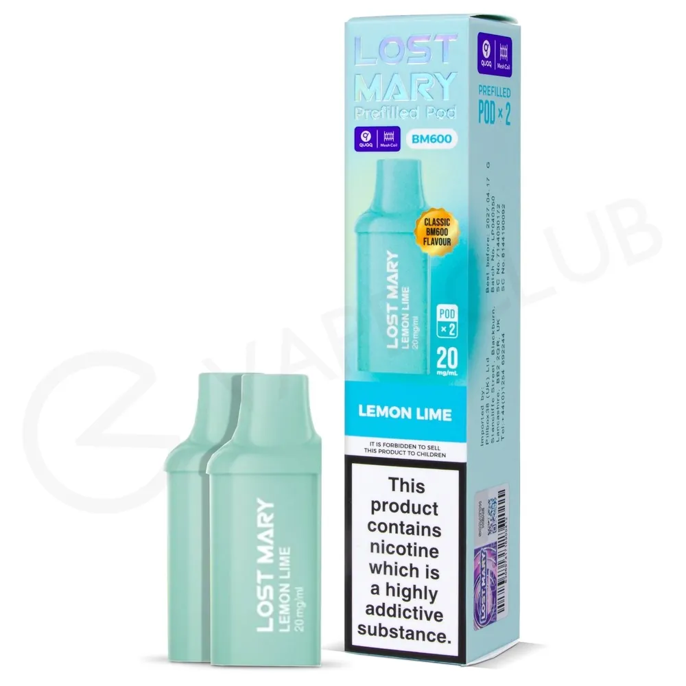Lost mary bm600 lemon lime pod