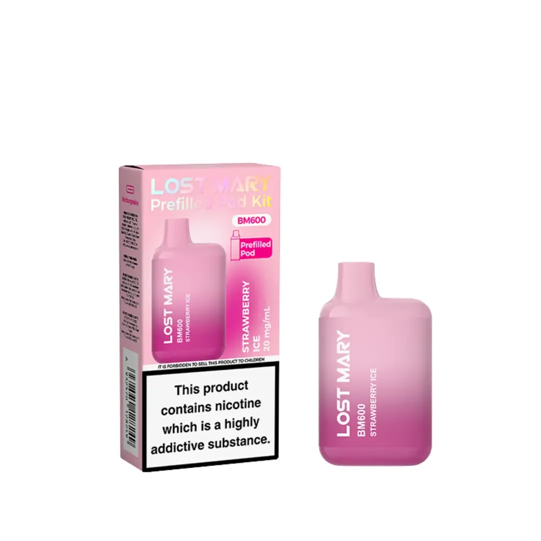 Lost mary bm600 strawberry ice pod