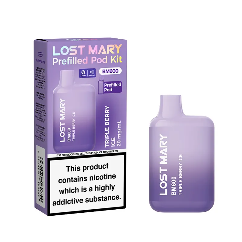 Lost mary bm600 triple berry ice kit
