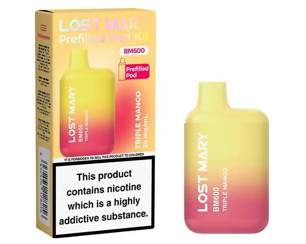 Lost mary bm600 triple mango kit