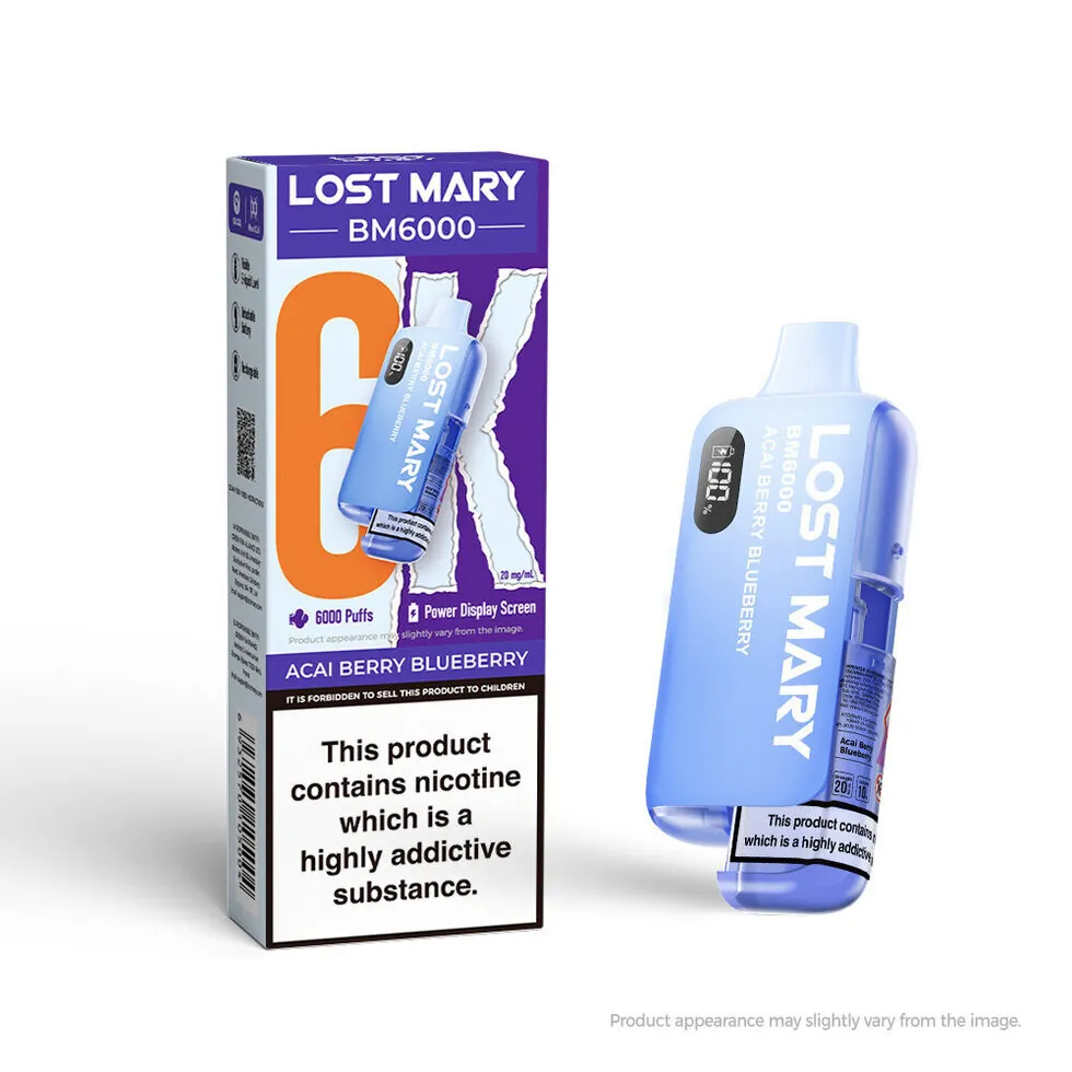 Lost Mary bm6000 Acai Berry Blueberry Pod