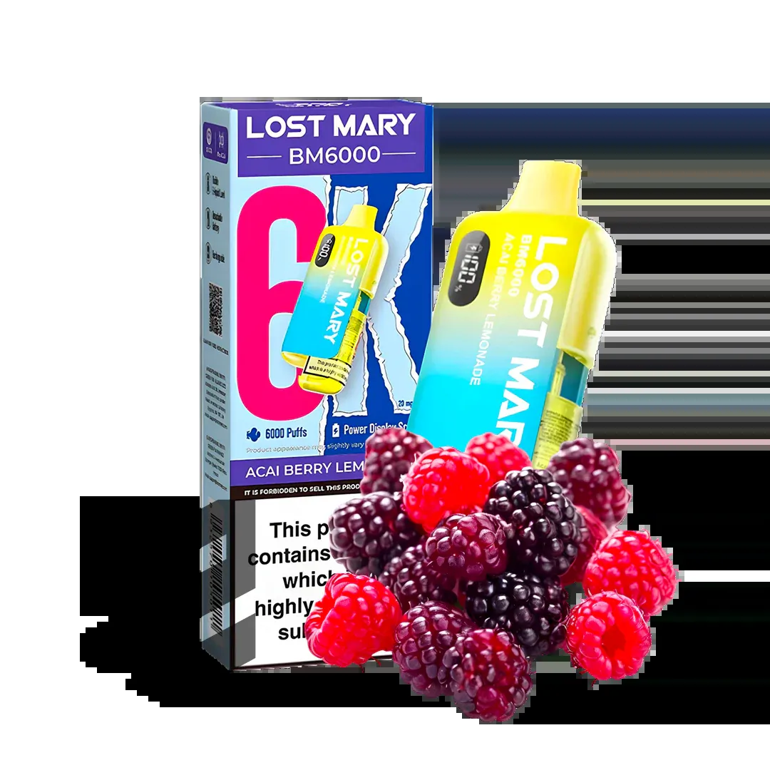 Lost mary bm6000 acai berry lemonade kit