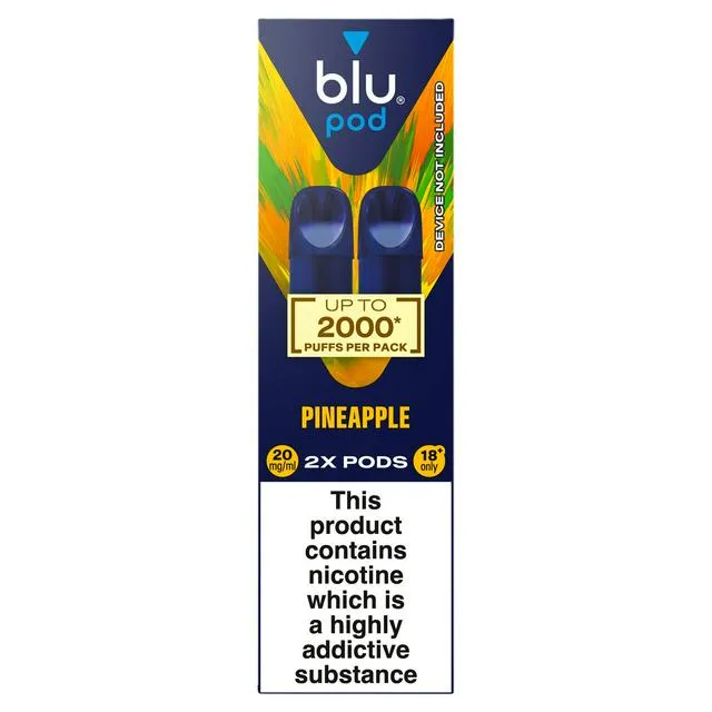 Blu bar pineapple pods