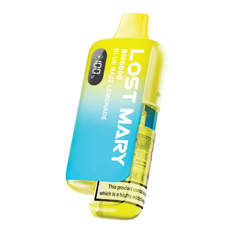 Lost mary bm6000 blue razz lemonade kit