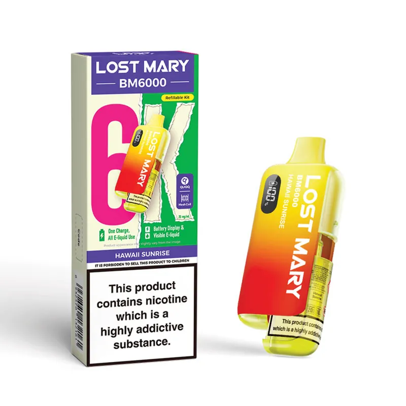 Lost mary bm6000 hawaii sunrise pod