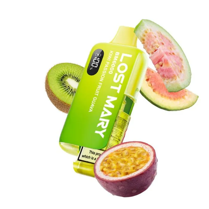 Lost mary bm6000 kiwi passion fruit guava pod