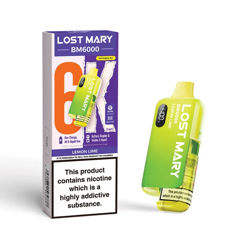 Lost mary bm6000 lemon lime pod
