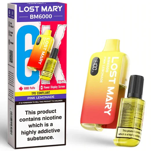 Lost mary bm6000 pink lemonade pod