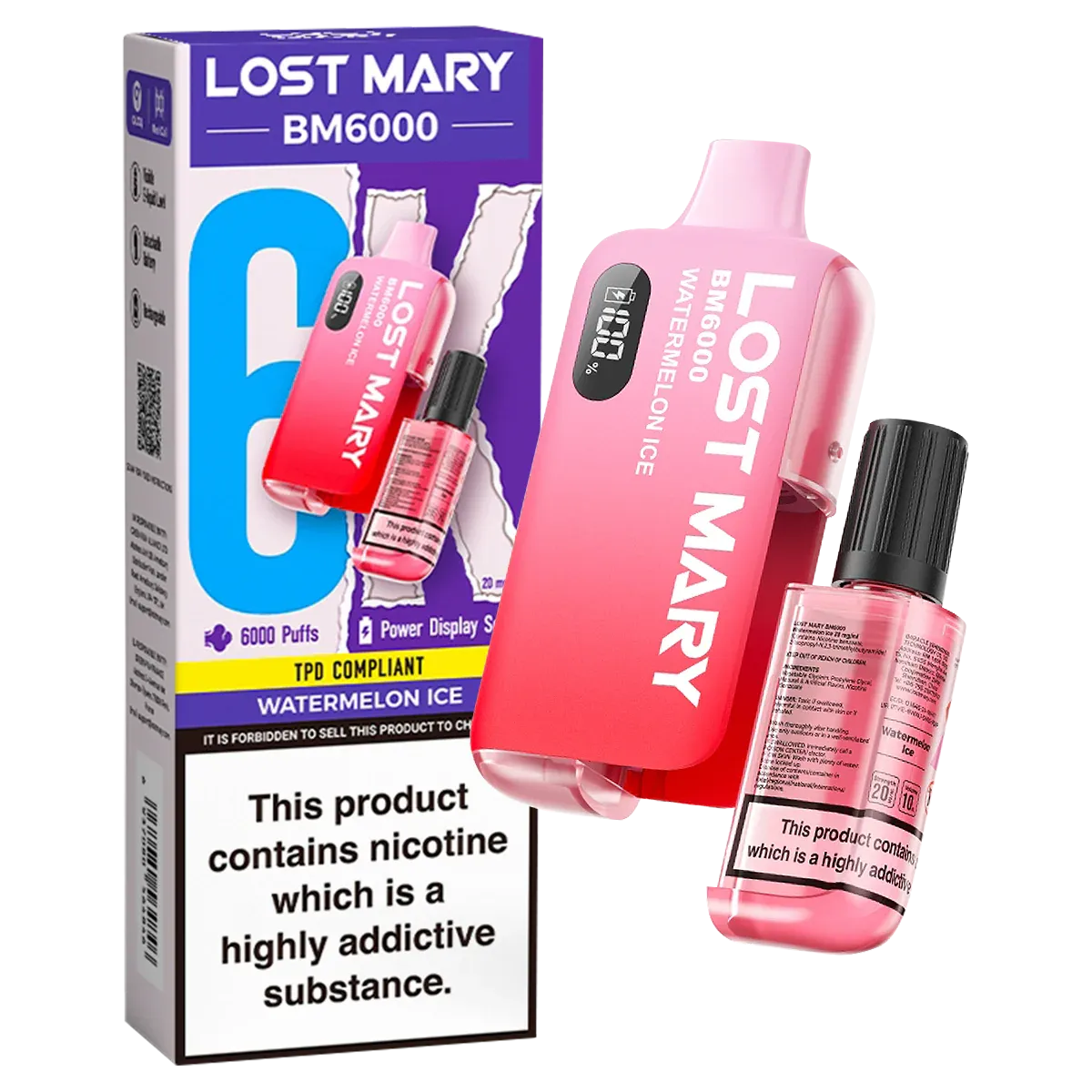 Lost Mary bm6000 Watermelon Ice