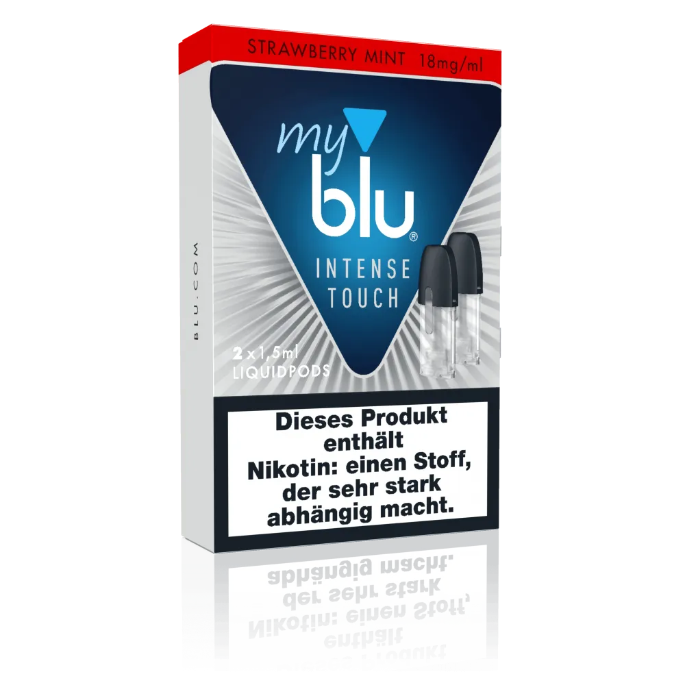 My blu intense strawberry mint pods