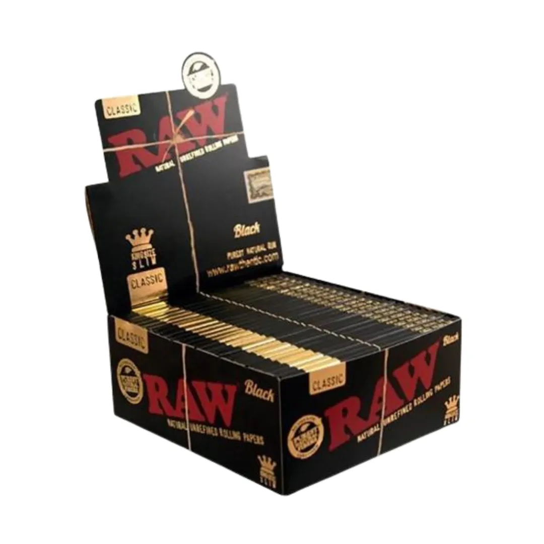 Raw black king size papers