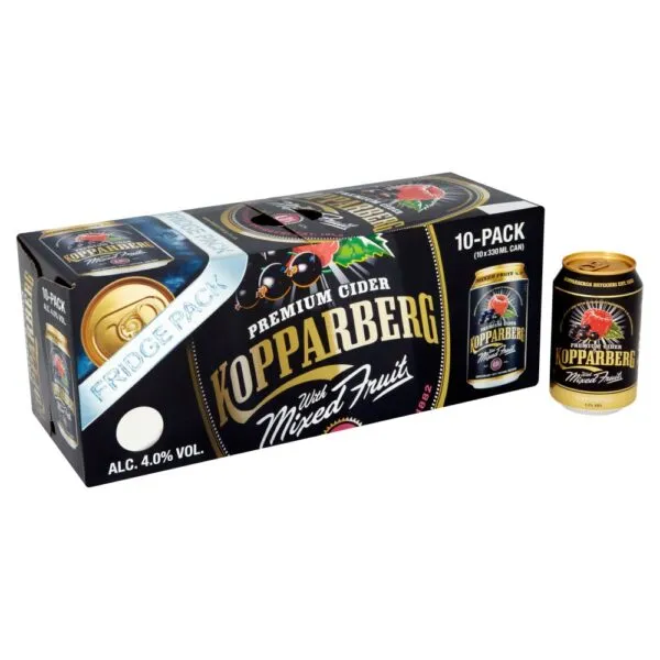 Kopparberg mixed fruit can 10pack