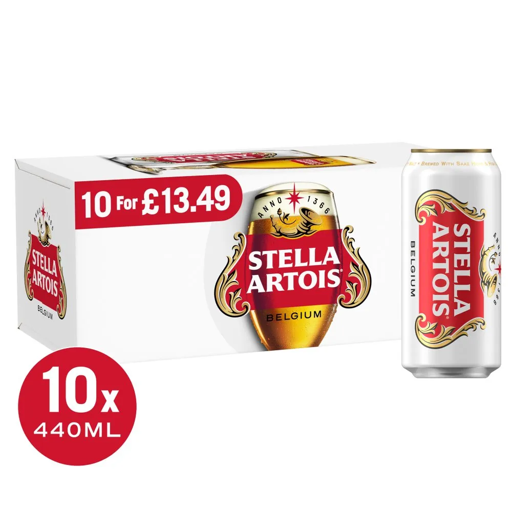 Stella artois can 10x440ml