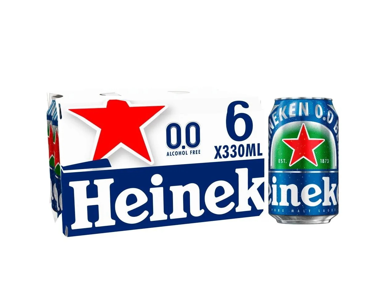Heineken lager 0.0% nrb 4pack