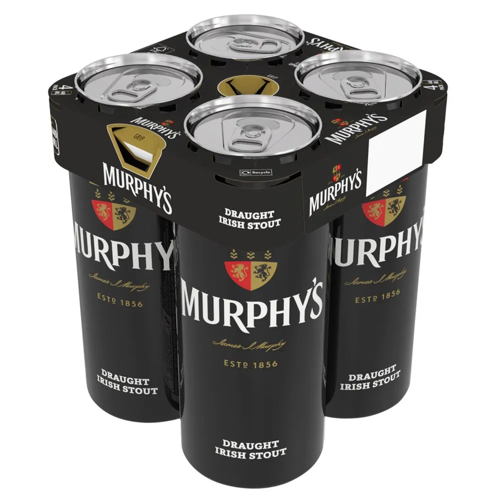 Murphys draught irish stout 4pk cans