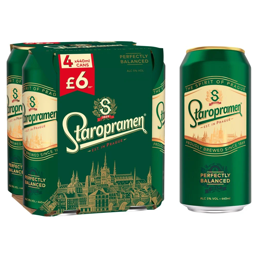 Staropramen 4pk pmp â£6