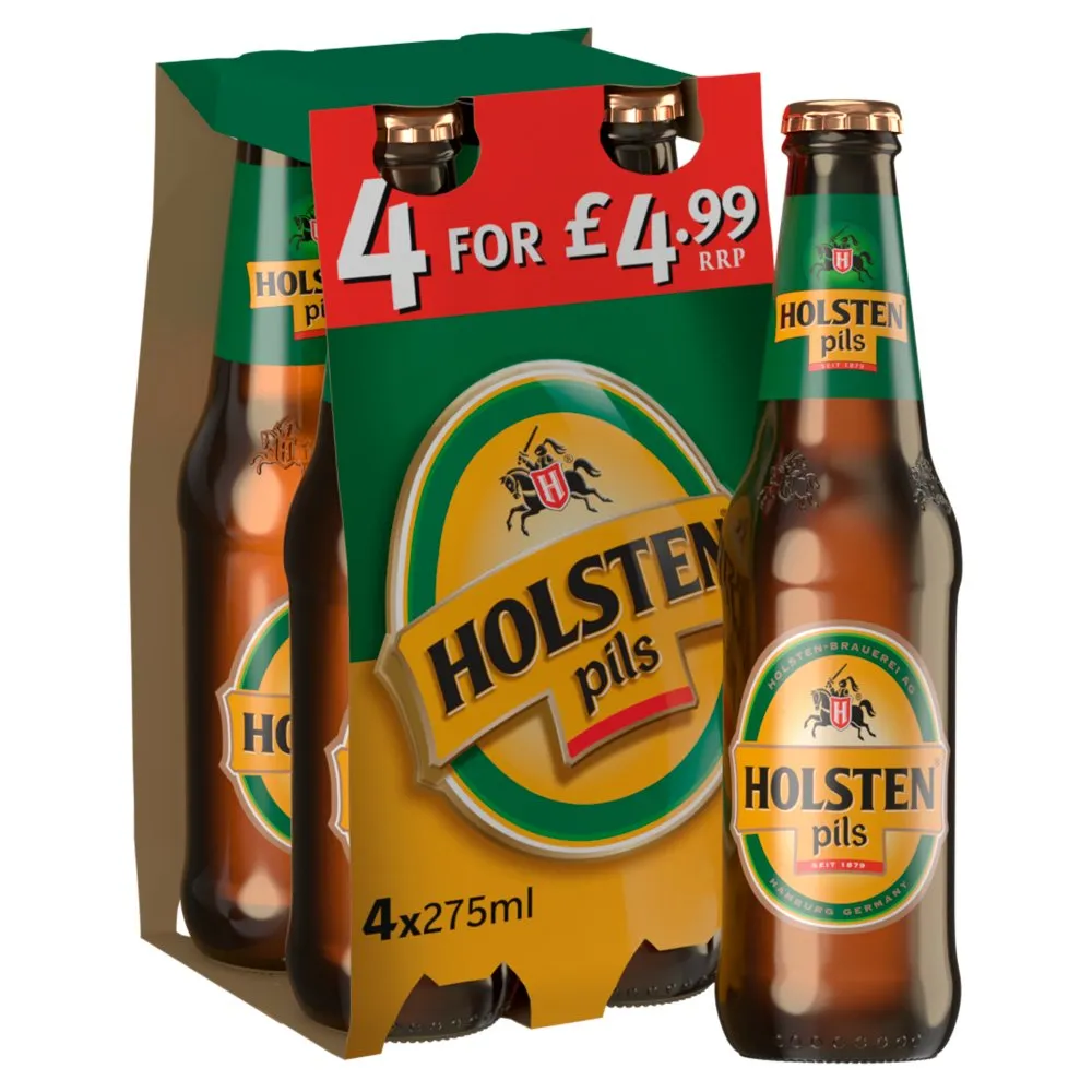 Holsten Pils 4x275ml PM £4.99
