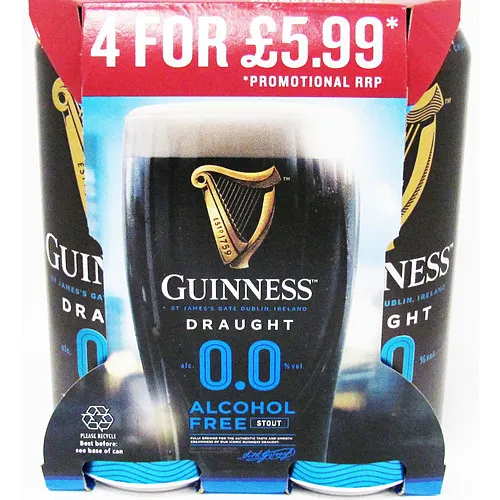 Guinness 0%4pack pmâ£5.99