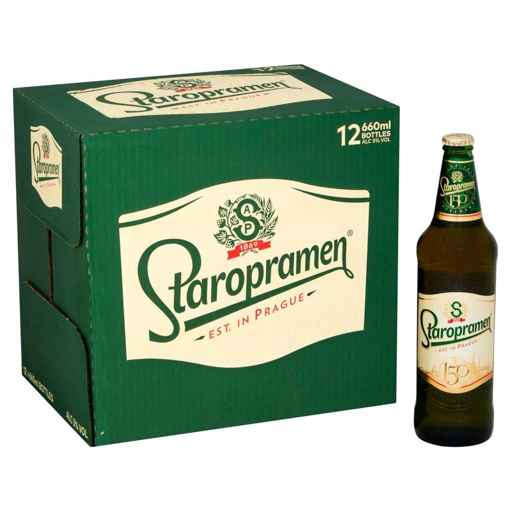 Staropramen bottle