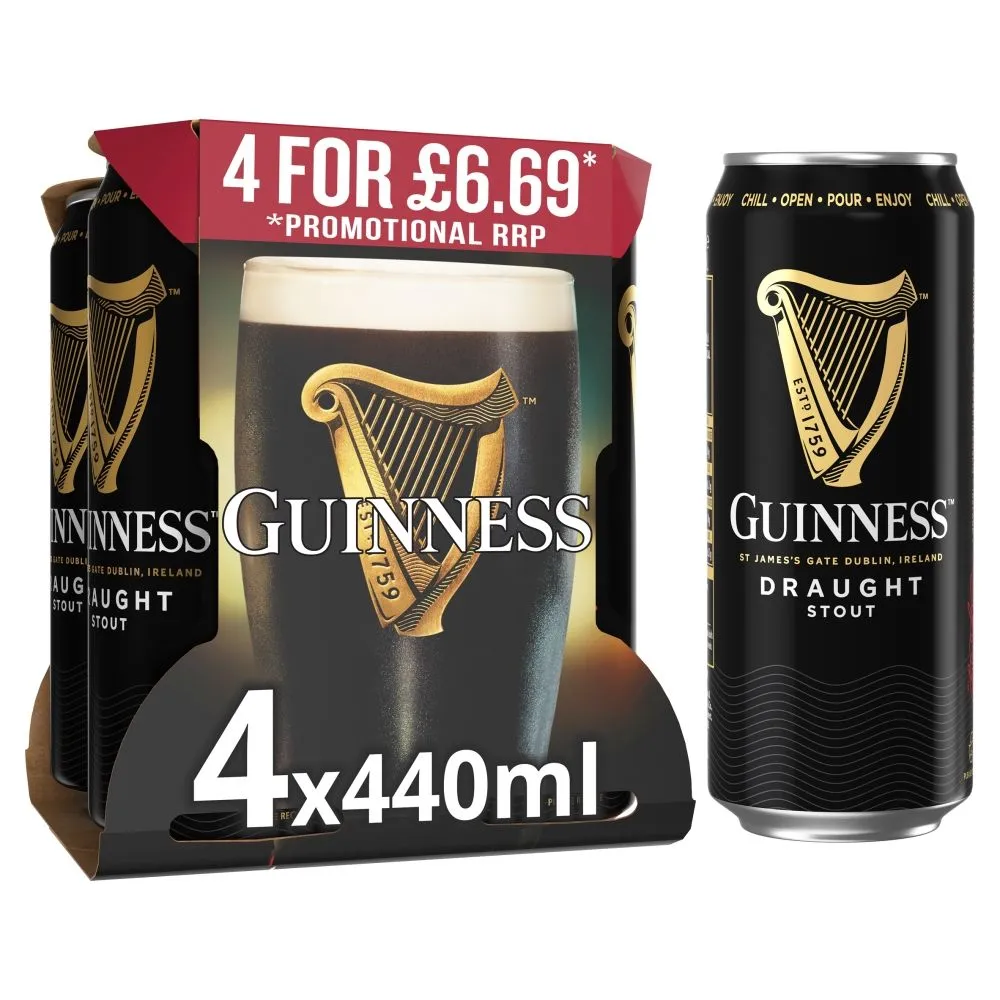 Guinness draught pmâ£6.69 4pk