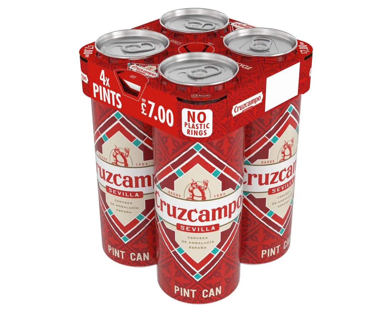 Cruzcampo cans pmp â£7