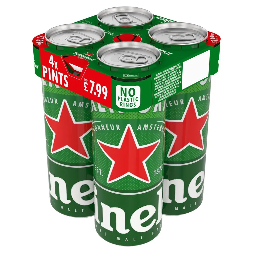 Heineken premium large pmpâ£7.99