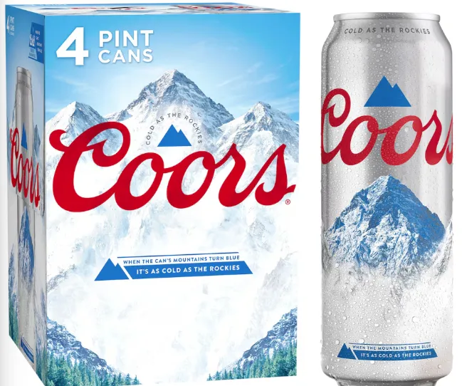 Coors Lager Beer Can £6.25 4 Pack