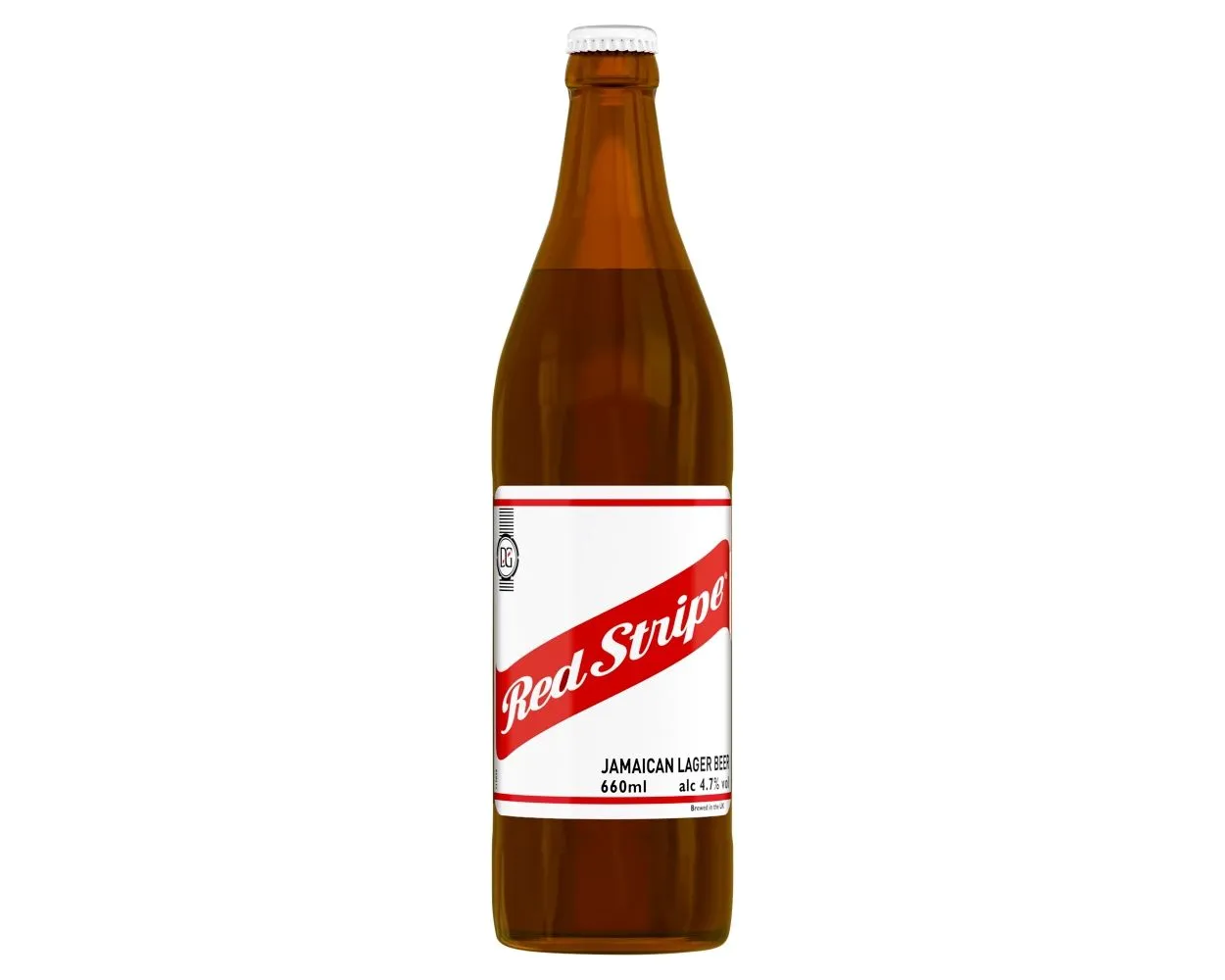 Red stripe lager