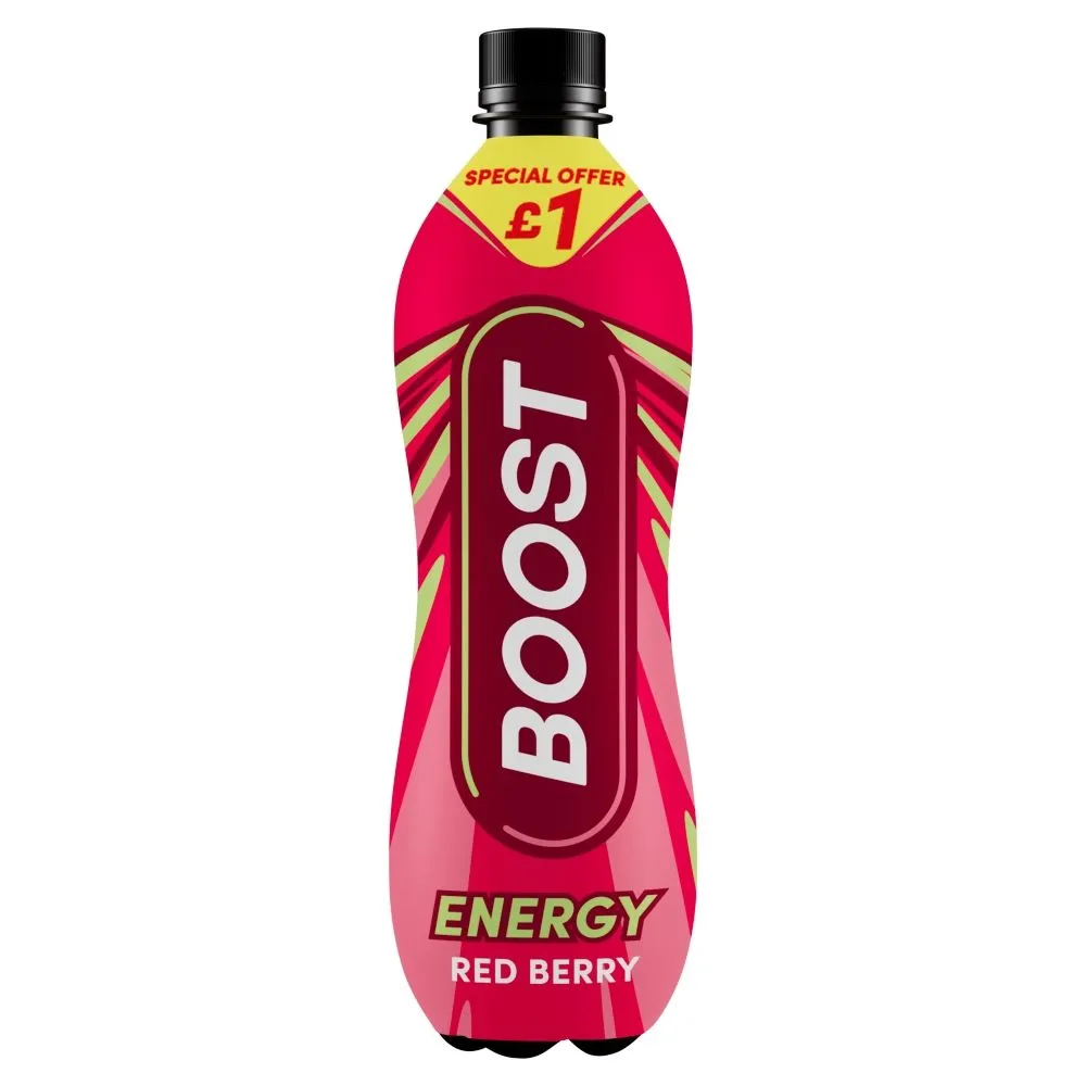 Boost energy red berry(bottel)£1