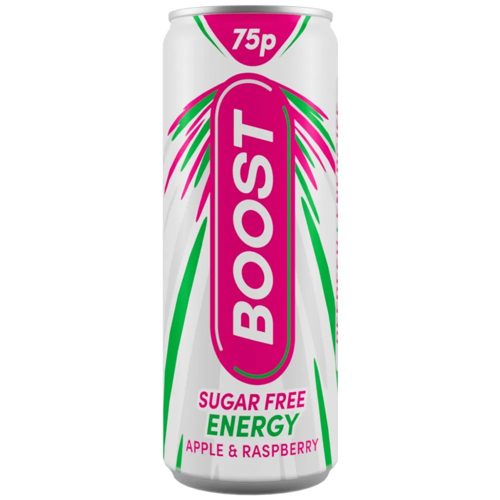 Boost energy apple & raspberry sf pmp£0.75