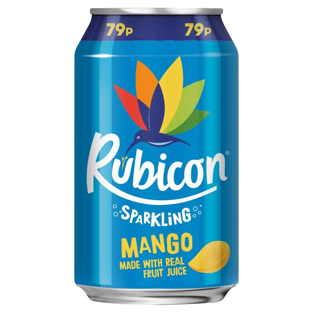 Rubicon Mango Sparkling Can PM £0.79