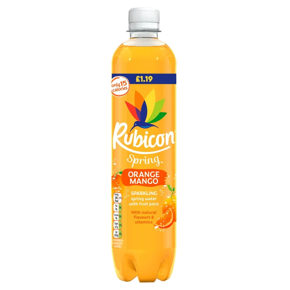 Rubicon Spring Orange&mango PM £1.19