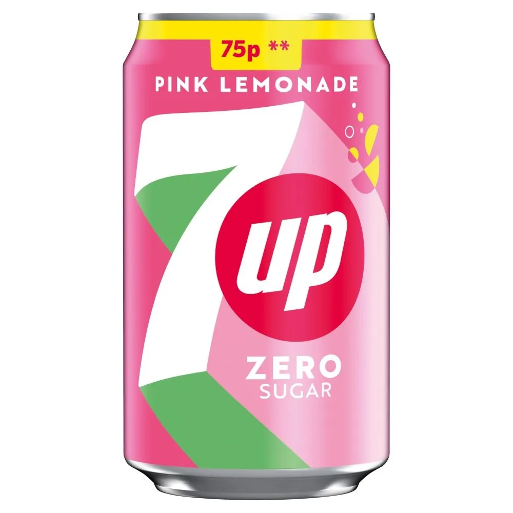 7up Zero Pink Lemonade PM £0.75