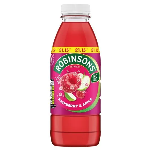 Robinsons rtd raspberry & apple pm £1.15