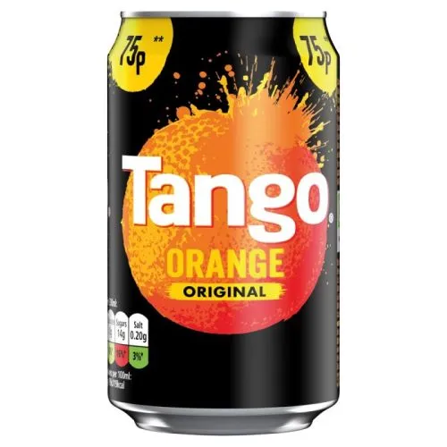 Tango orange can pmp£75p