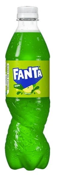 Fanta apple zero plain