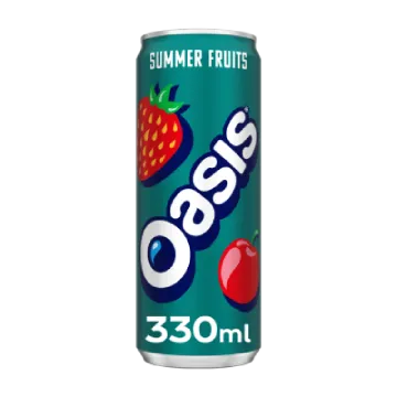 Oasis summer fruit sleek can
