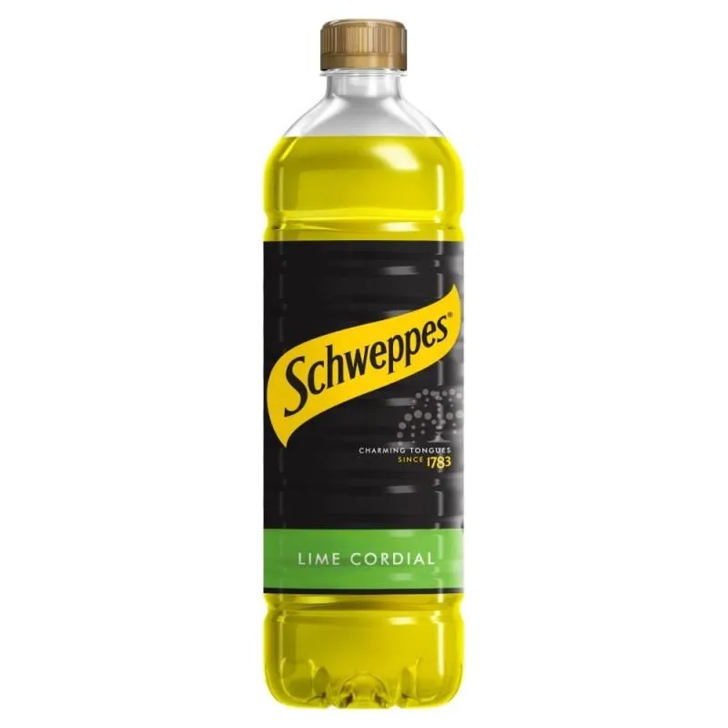 Schweppes lime cordial