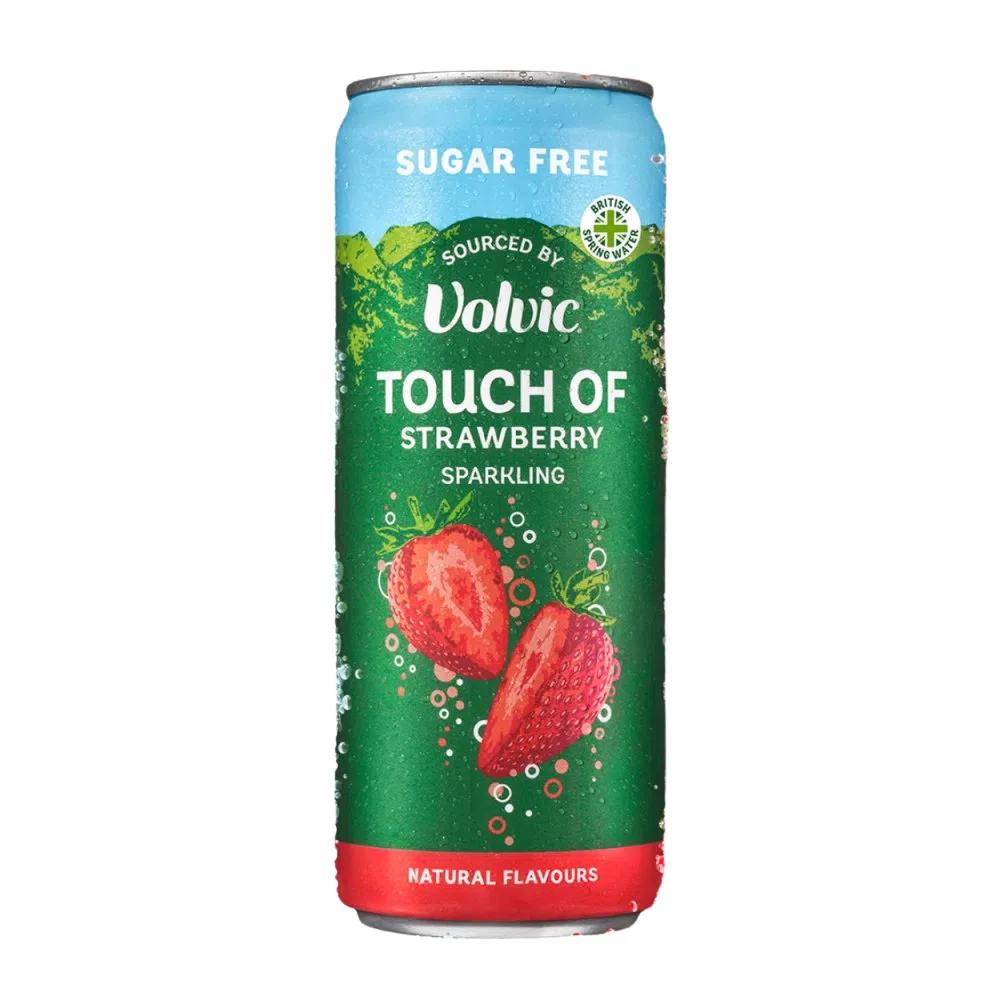 Volvic tof strawberry sparkling sugar free