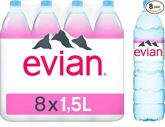 Evian water