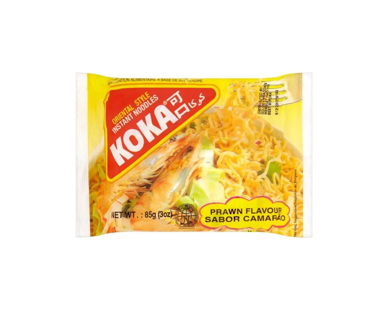 Koka noodles prawn