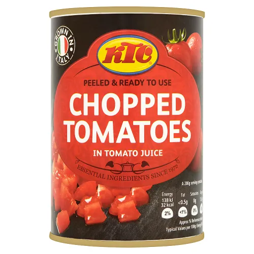Ktc italian chopped tomatoes can