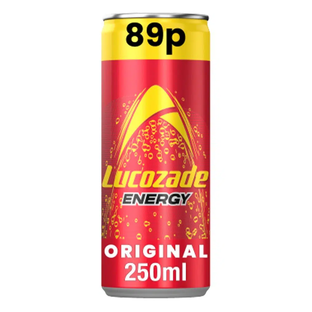 Lucozade Originalcan 89p