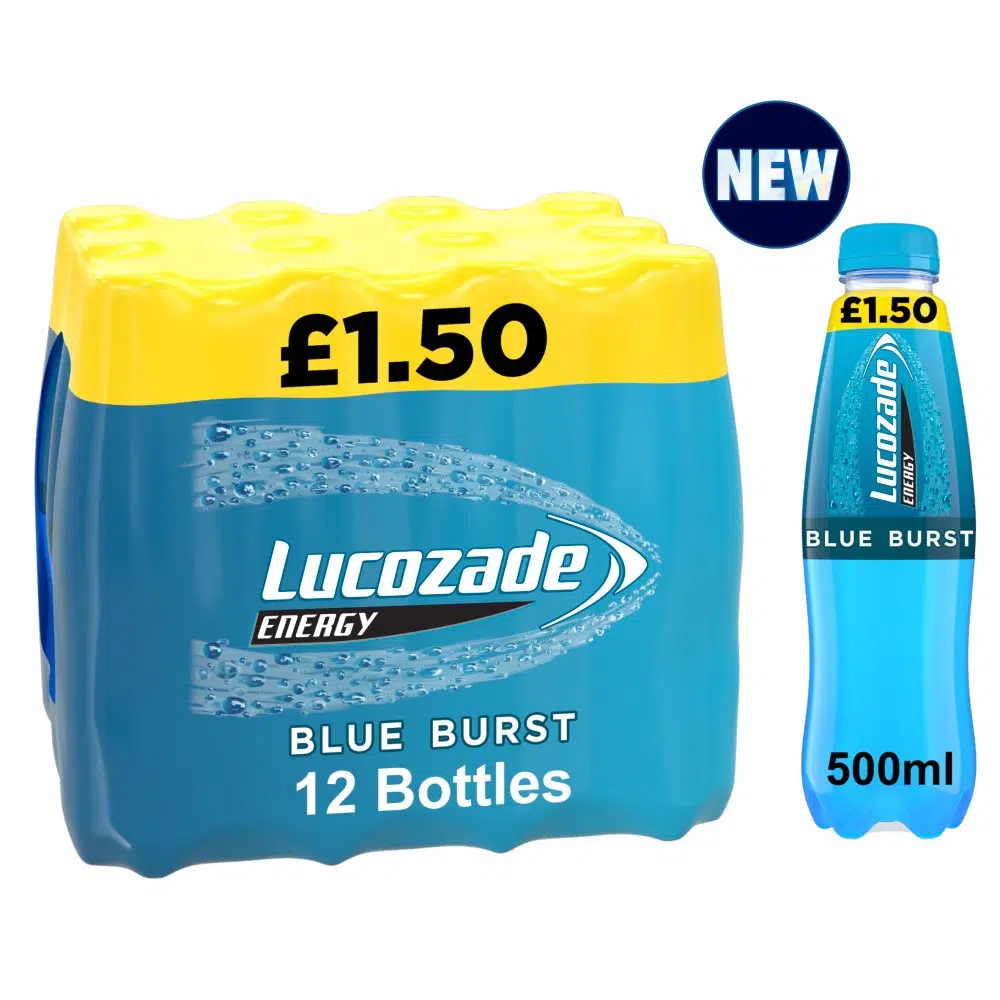 Lucozade Energy Blue £1.50