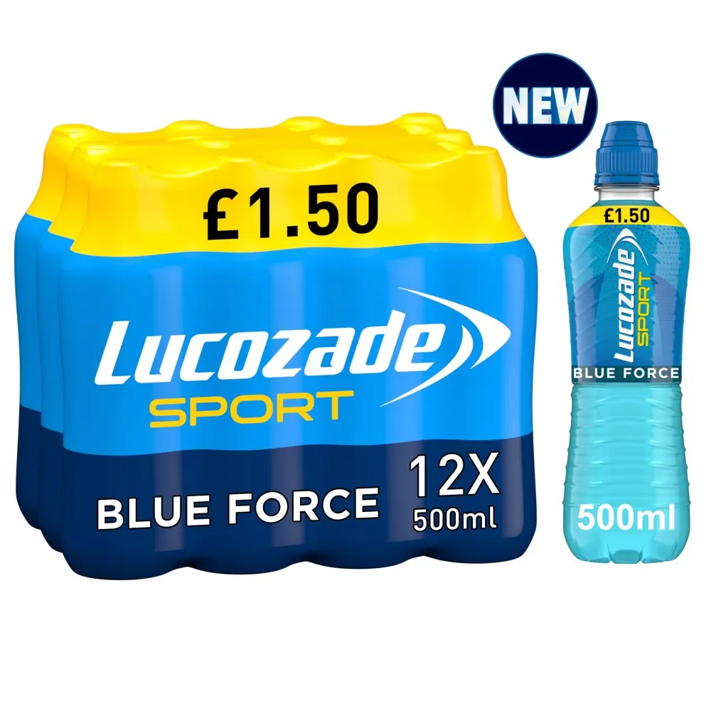 Lucozade sport blue £1.50
