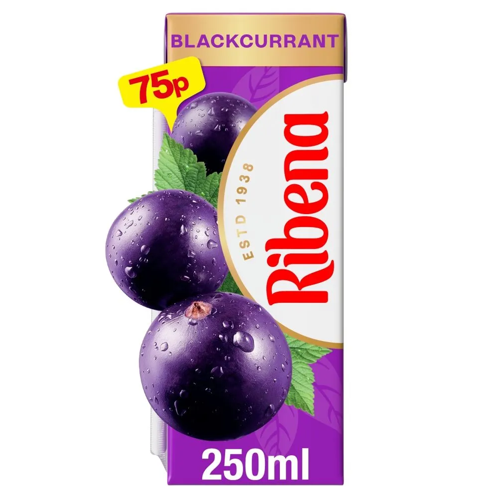 Ribena blackcurrant £0.75p