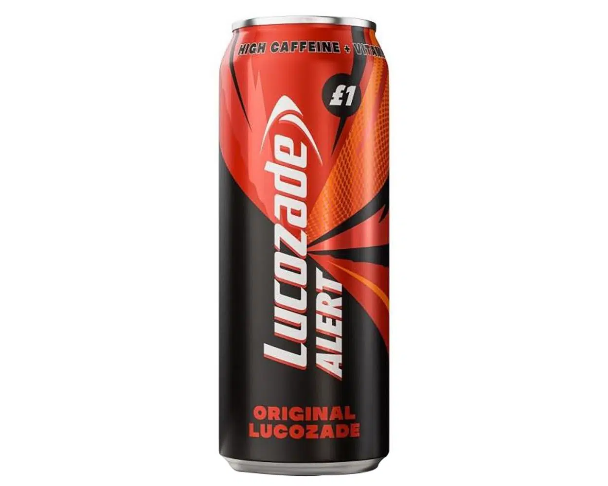 Lucozade alert original can pmp£1.00